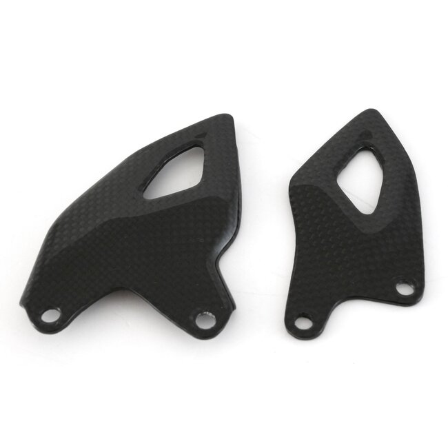 FULLSIX Carbon FullSix Carbon HEEL GUARDS - SET Ducati Panigale V4 / V4S (2025-) - 200 Plain Glossy (MD-V425-C21)