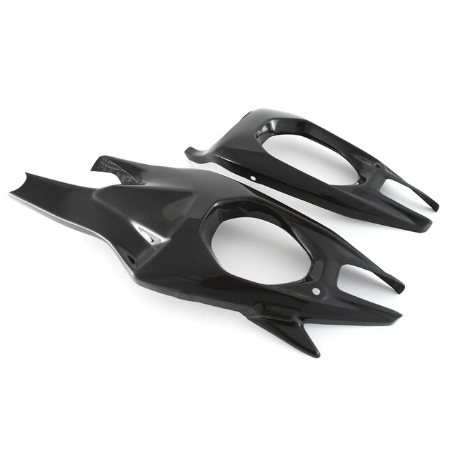 FULLSIX Carbon FullSix Carbon SWINGARM COVERS - SET Ducati Panigale V4/V4S/Tricolore & Streetfighter V4/V4S (2025-) - 200 Plain Glossy (MD-V425-C17)