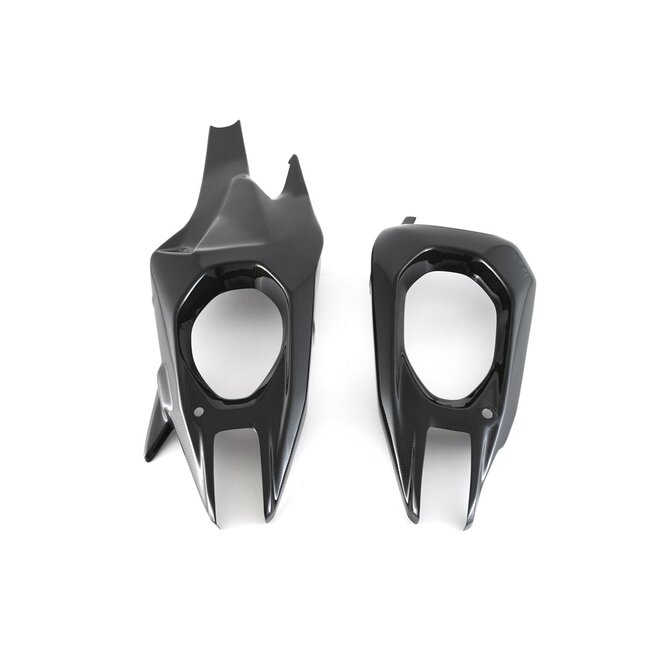 FULLSIX Carbon FullSix Carbon SWINGARM COVERS - SET Ducati Panigale V4/V4S/Tricolore & Streetfighter V4/V4S (2025-) - 200 Plain Glossy (MD-V425-C17)