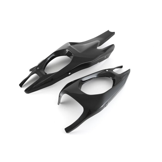 FULLSIX Carbon FullSix Carbon SWINGARM COVERS - SET Ducati Panigale V4/V4S/Tricolore & Streetfighter V4/V4S (2025-) - 200 Plain Glossy (MD-V425-C17)
