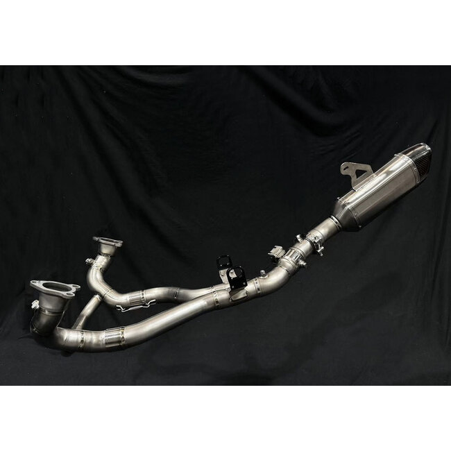 Vandemon Performance Vandemon Performance BMW R1300GS / GSA titanium uitlaatsysteem met OEM klepfunctie (2023-2024) (SKU: BMWR1300GSTIEXHA)
