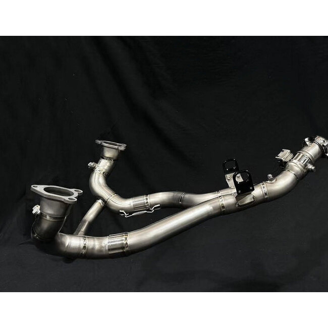 Vandemon Performance Vandemon Performance BMW R1300GS / GSA titanium uitlaatsysteem met OEM klepfunctie (2023-2024) (SKU: BMWR1300GSTIEXHA)