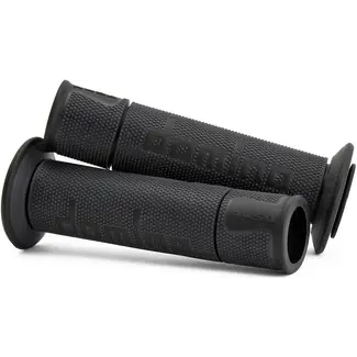 A450 DOMINO UNIVERSAL RACING PAIR GRIPS ANTHRACITE / BLACK
