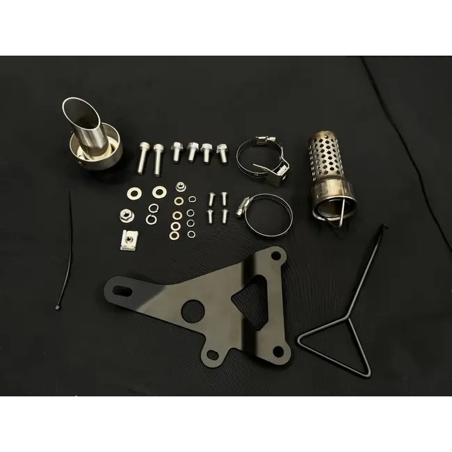 CFMoto 675SR-R / 675SR-S / 675NK Slash-Cut Low-Mount Titanium Exhaust System