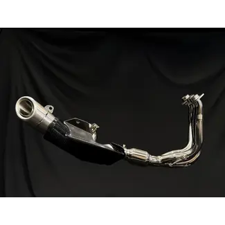 Vandemon Performance CFMoto 675SR-R / 675SR-S / 675NK Slash-Cut Tiefgelegte Titan Auspuffanlage