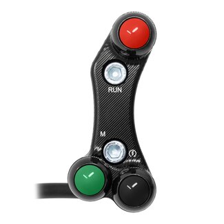 Jetprime Right Street Handlebar Switch for Suzuki GSX-R750 (Aligned holes)