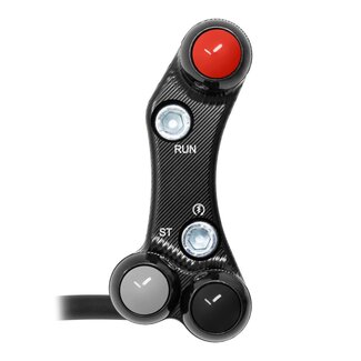 Jetprime Right Street Handlebar Switch for Kawasaki Ninja ZX-10R (Misaligned holes)
