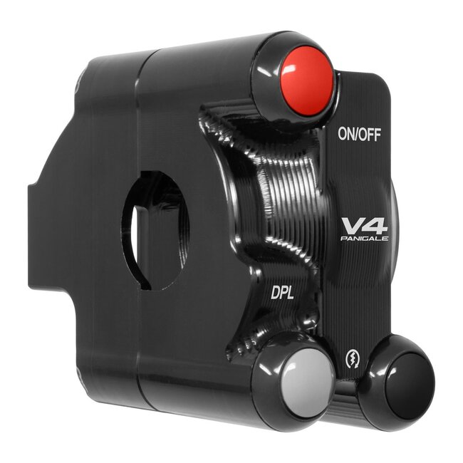 Jetprime Jetprime Throttle control cover with integrated handlebar switch for Ducati Panigale V4