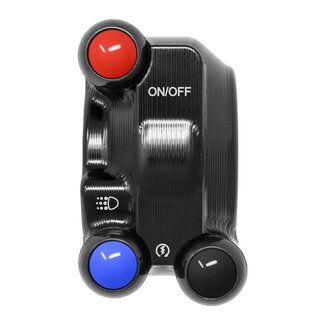Jetprime Throttle control cover with integrated handlebar switch for Ducati Monster 1200
