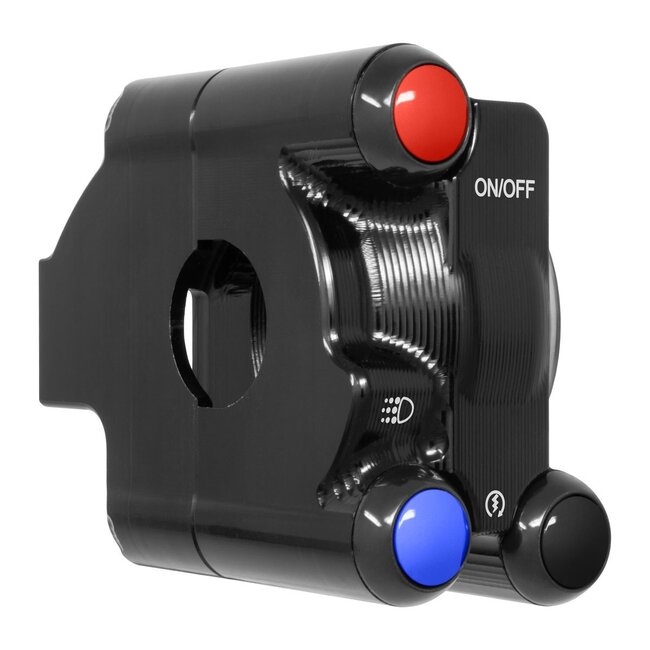 Jetprime Jetprime Throttle control cover with integrated handlebar switch for Ducati Monster 1200