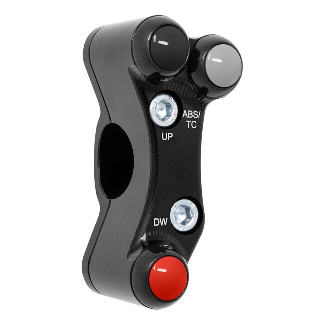 Jetprime Jetprime Left Superbike Handlebar Switch for BMW S 1000 RR 2015/2018 (for I2M dashboard) with BRSX Clamp