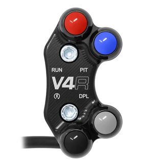 Jetprime Jetprime Right Street Handlebar Switch for Ducati Panigale V4 R (Aligned holes)