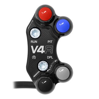 Jetprime Right Street Handlebar Switch for Ducati Panigale V4 R (Misaligned holes)