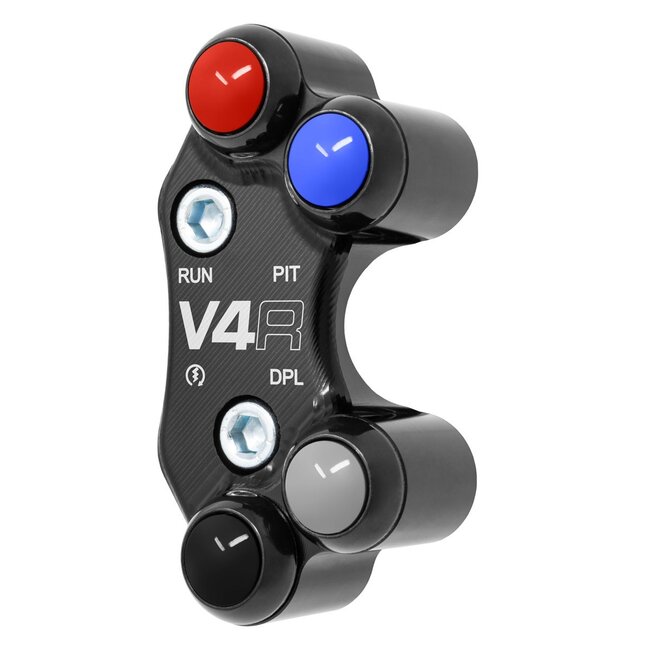 Jetprime Jetprime Right Street Handlebar Switch for Ducati Panigale V4 R (Misaligned holes)