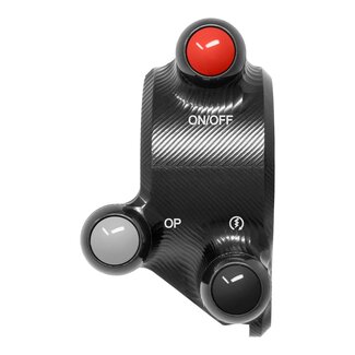 Jetprime Jetprime Throttle control cover with integrated handlebar switch for Ducati Hypermotard 939