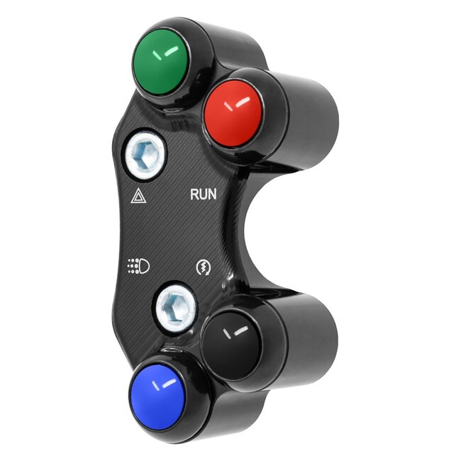 Jetprime Jetprime Right Street Handlebar Switch for Ducati Hypermotard 950 (Misaligned holes)