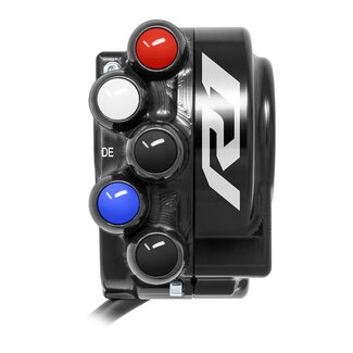 Jetprime Throttle control cover with integrated handlebar switch for Yamaha YZF-R1