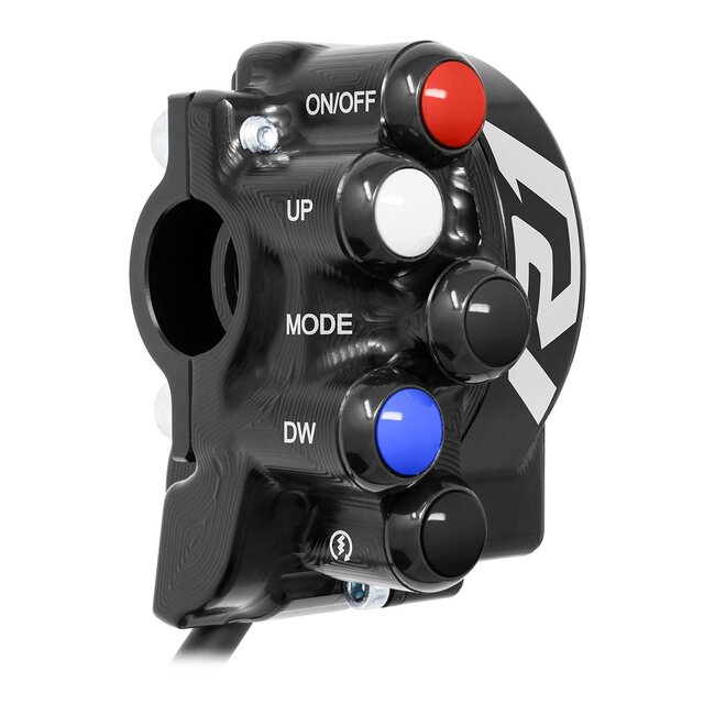 Jetprime Jetprime Throttle control cover with integrated handlebar switch for Yamaha YZF-R1
