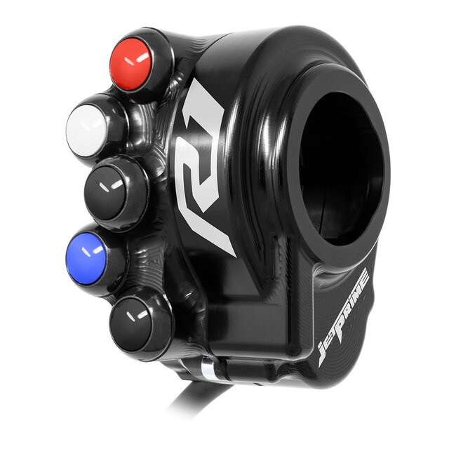 Jetprime Jetprime Throttle control cover with integrated handlebar switch for Yamaha YZF-R1
