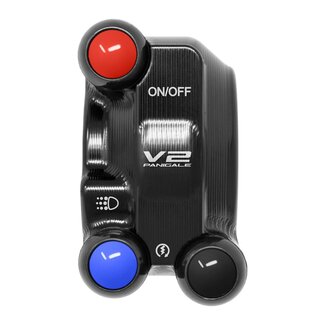 Jetprime Throttle control cover with integrated handlebar switch for Ducati Panigale V2