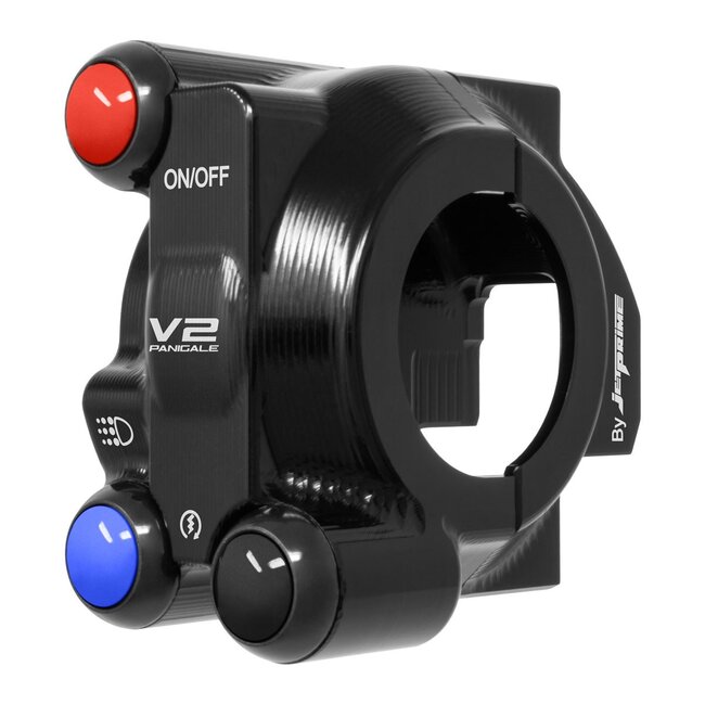 Jetprime Jetprime Throttle control cover with integrated handlebar switch for Ducati Panigale V2