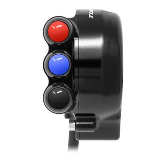 Jetprime Jetprime Throttle control cover with integrated handlebar switch for Aprilia Tuono V4