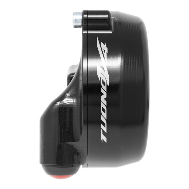 Jetprime Jetprime Throttle control cover with integrated handlebar switch for Aprilia Tuono V4