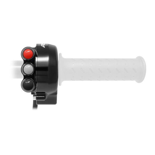 Jetprime Jetprime Throttle control cover with integrated handlebar switch for Aprilia RS 660