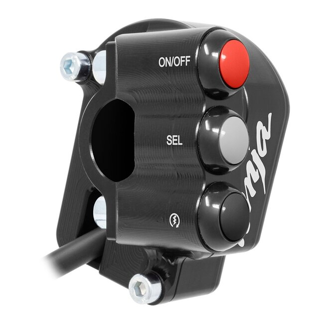 Jetprime Jetprime Throttle control cover with integrated handlebar switch for Kawasaki Ninja ZX-10R/R