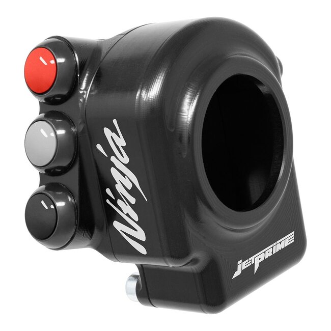 Jetprime Jetprime Throttle control cover with integrated handlebar switch for Kawasaki Ninja ZX-10R/R