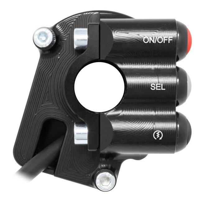 Jetprime Jetprime Throttle control cover with integrated handlebar switch for Kawasaki Ninja ZX-10R/R