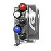 Jetprime Throttle control cover with integrated handlebar switch for Yamaha YZF-R1 (Titanium)