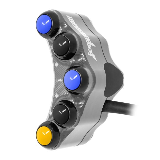 Jetprime Jetprime Left Street Handlebar Switch for MV Agusta Brutale 989R (Titanium)
