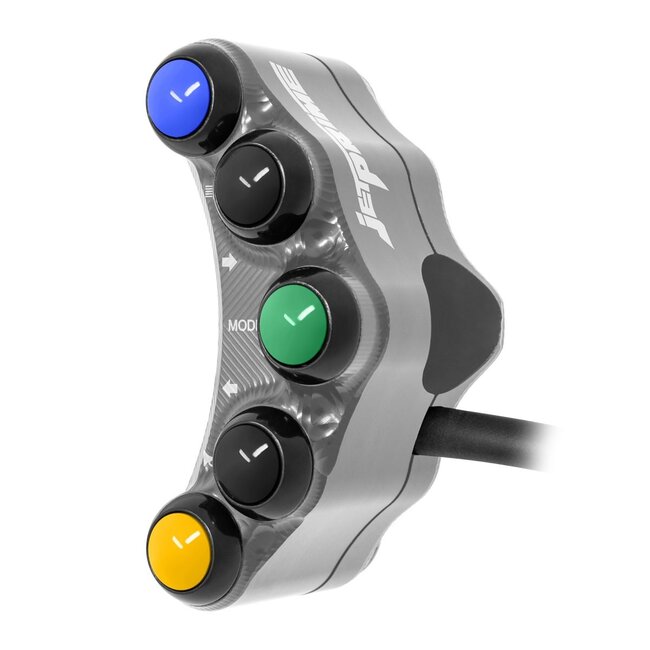 Jetprime Jetprime Left Street Handlebar Switch for Yamaha YZF-R1 2015/2019 (Titanium)