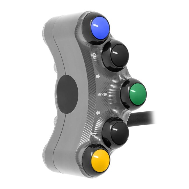 Jetprime Jetprime Left Street Handlebar Switch for Yamaha YZF-R1 2015/2019 (Titanium)