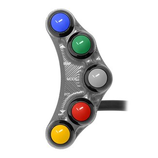 Jetprime Left Racing Handlebar Switch for Yamaha YZF-R1M (Titanium)