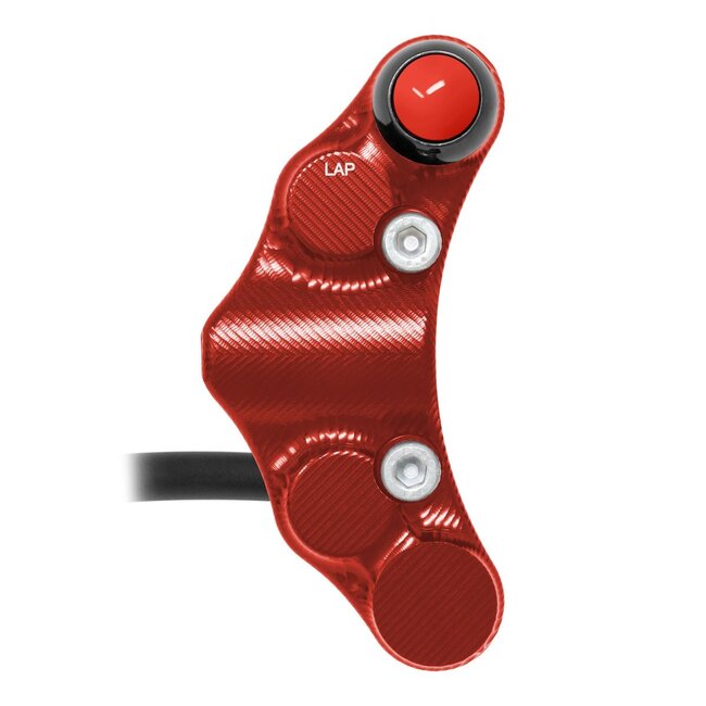Jetprime Jetprime Left Racing Handlebar Switch for Ducati Panigale 959 (Red)