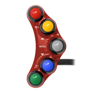 Jetprime Left Racing Handlebar Switch for Ducati Panigale 1199 (Red)