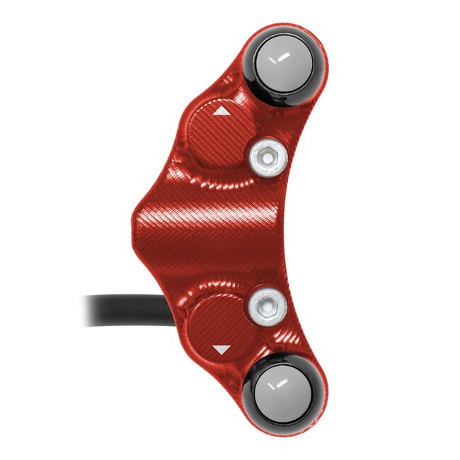 Jetprime Jetprime Left Street Handlebar Switch for Ducati 1198/S/SP (Red)