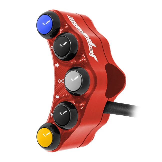 Jetprime Jetprime Left Street Handlebar Switch for BMW S 1000 R (Red)