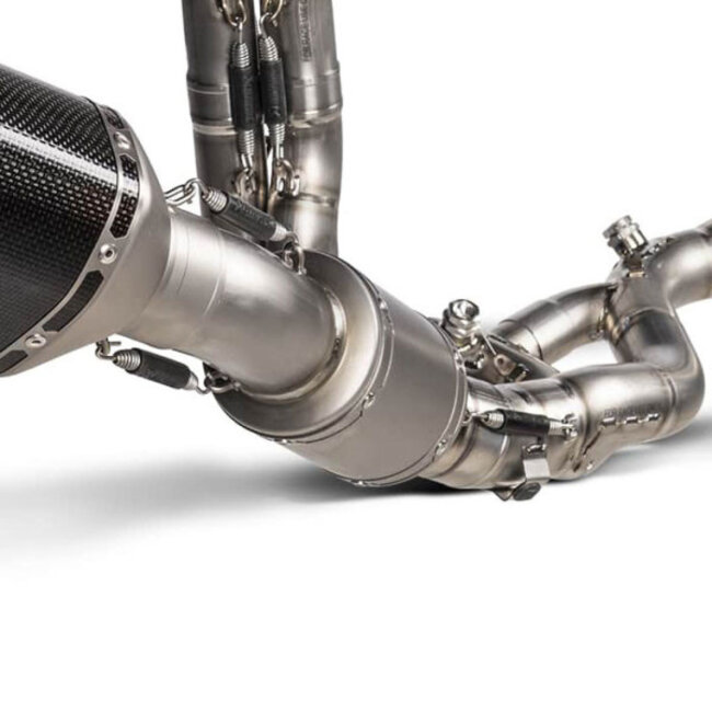 Akrapovic Track Day  link pipe Aprilia RSV4 titanium - L-A10E11/TD