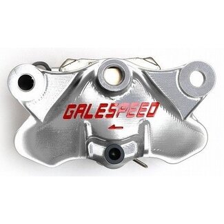 Galespeed 'Elaborate' CNC Axiale Achter Remklauw 34mm Zilver (SCM bouten, 84mm afstand)