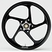 Galespeed Type-GP1S Gesmeed Aluminium Voorwiel 350-17 Matzwart (5-Spaak)