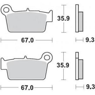 Moto-Master brake pads SINTER NITRO 94521