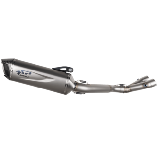 SPARK Exhaust 3/4 KIT D.60: 2IN1 MANIFOLD IN TITANIUM + SILENT FORCE EVO Yamaha MT-10 - R1