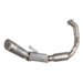 SPARK Exhaust Spark Grid-O full system (RVS collector + pre-silencer box + titanium demper) Yamaha MT-07 / XSR 700 (2021-2026) - Euro 5+ gehomologeerd