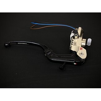 Accossato PRS 19mm Radiale Rempomp met opklapbare hendel en olie-reservoirkit | Geschikt voor cruisecontrol