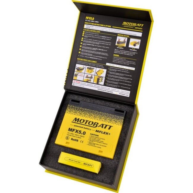Motobatt MFX5.0 MFLEX+ 5Ah Lithium Motoraccu