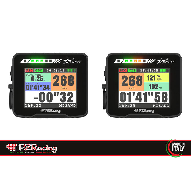 PZRacing Start Next ST500-N GPS-laptimer met dataregistratie