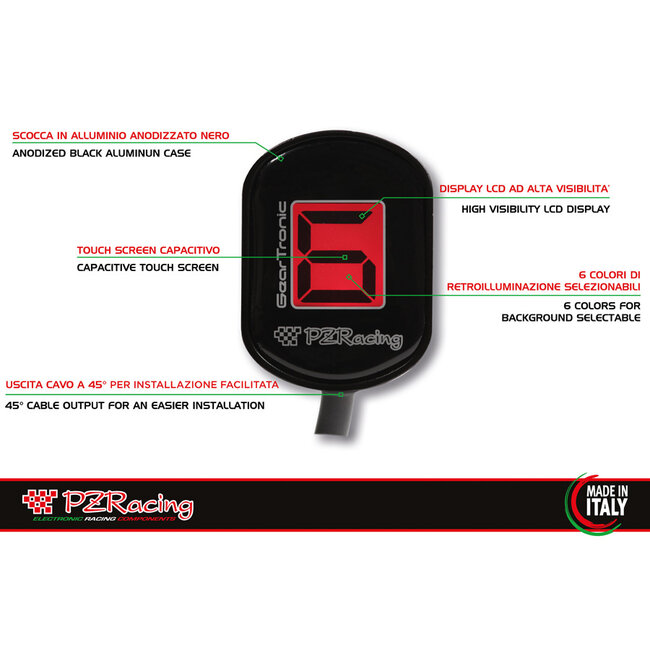 PZRacing GearTronic universele versnellingsindicator GT3000